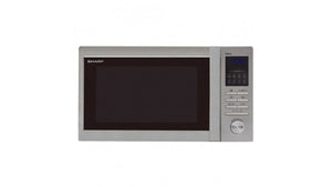Sharp r722stwe acciaio inox solo microonde superficie piana 25 l 900 w