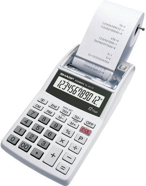Sharp el-1611v calcolatrice desktop calcolatrice finanziaria grigio, bianco - 4974019965833
