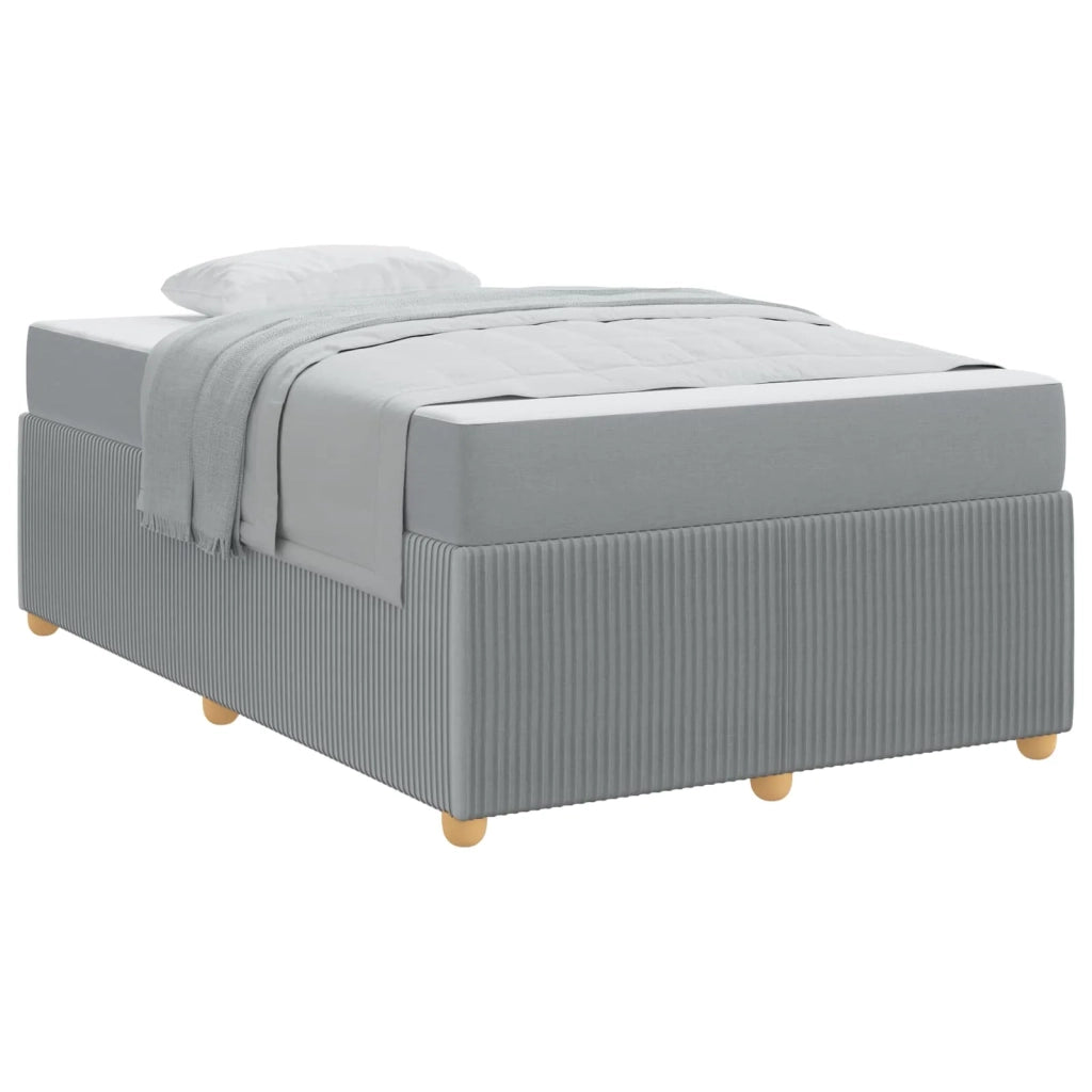 Struttura del letto Grigio chiaro 120 x 190 cm Tessuto 3398366