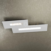 WALLY APPLIQUE-PLAFONIERA 2 LUCI(COMPOSTO DA 1138-40-GR+1138-60-GR) 1138-M2-GR