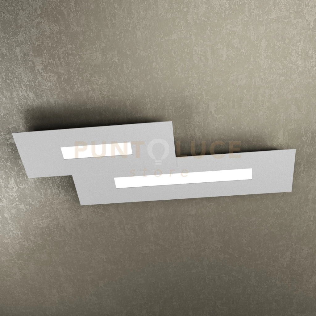WALLY APPLIQUE-PLAFONIERA 2 LUCI(COMPOSTO DA 1138-40-GR+1138-60-GR) 1138-M2-GR