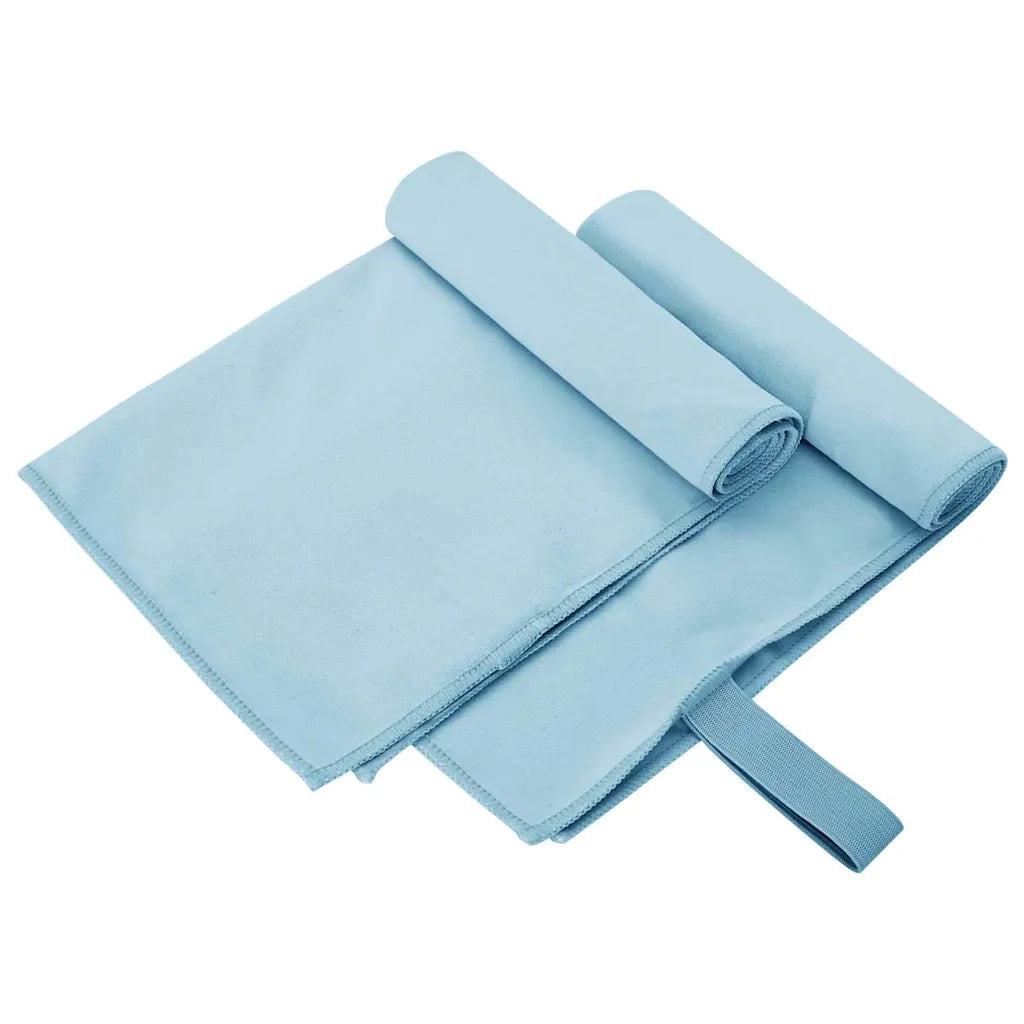 Asciugamani Sportivi 2 pz | Teli per bagno Blu 50 x 30 cm