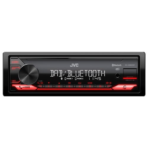 Jvc kd-x282dbt ricevitore multimediale per auto nero 200 w bluetooth