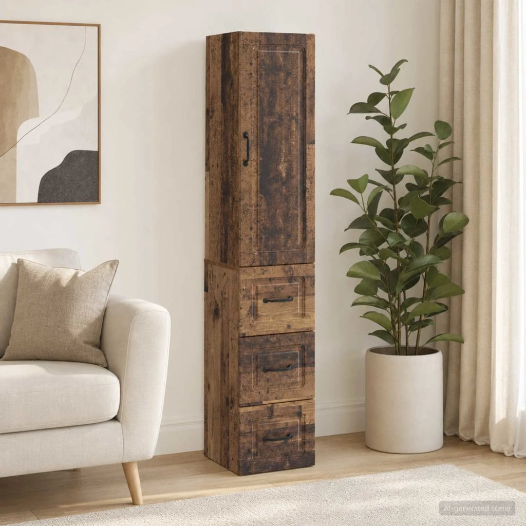 Set di armadi 2 pcs Legno antico 33 x 34,5 x 87 cm 3416977
