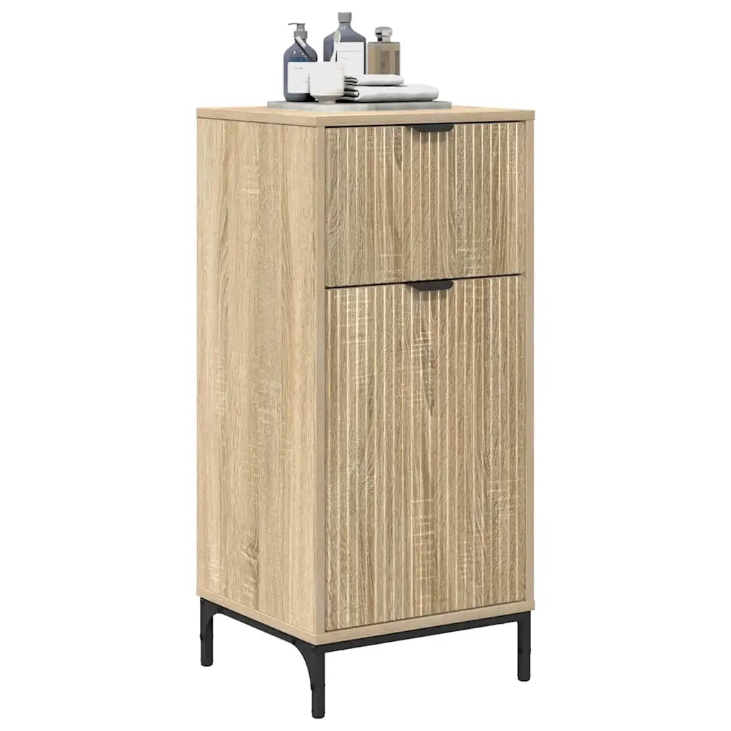 Mobile da Bagno con cassetto Rovere Sonoma 39,5 x 36 x 88 cm 883396