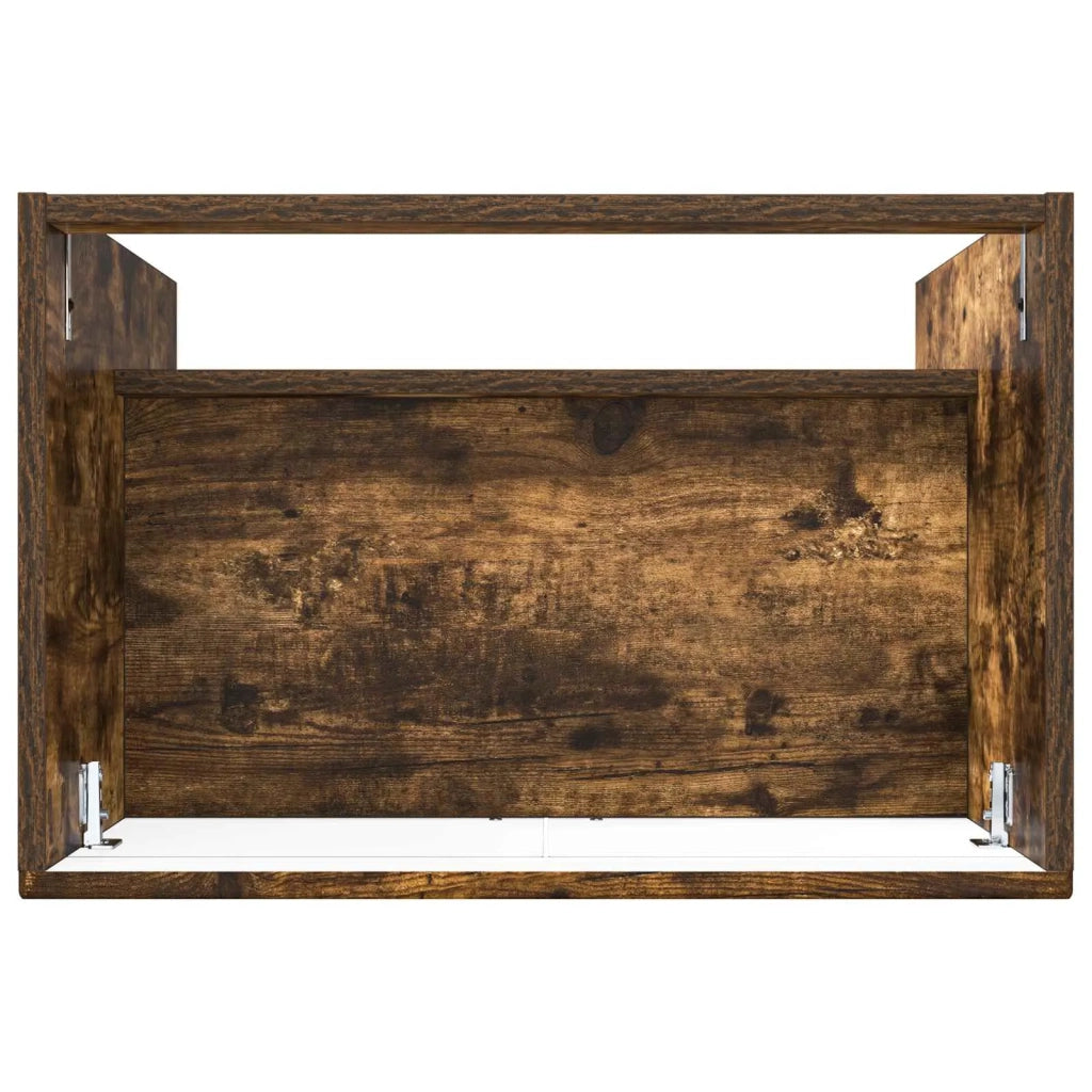 Mobiletto da bagno sotto il lavello Rovere Fumo 890039