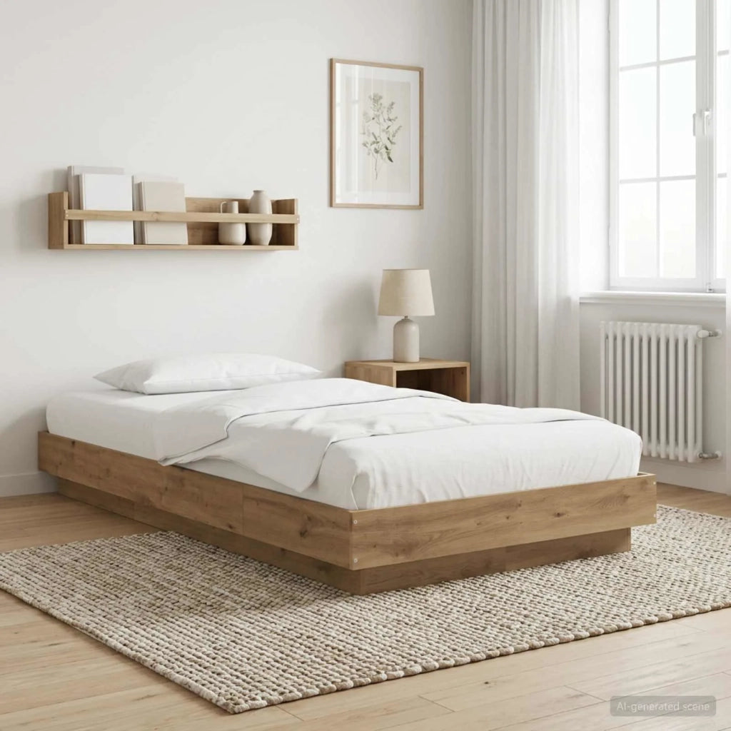 Struttura letto a pavimento Rovere Artigianale 80 x 210 cm 3429706