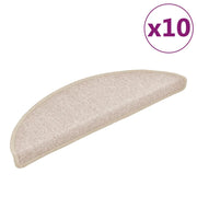 Tappetini per scale 10 pz | Gradini per Scale 56x17x3 cm Talpa Semicircolari