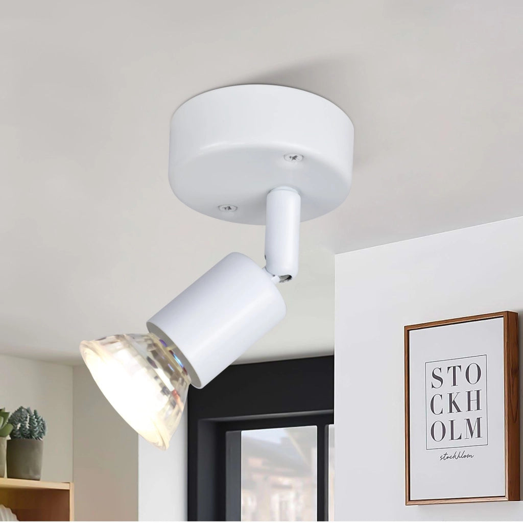 ZMH Faretto da soffitto moderni 1 fiamma GU10 con lampadina inclusa