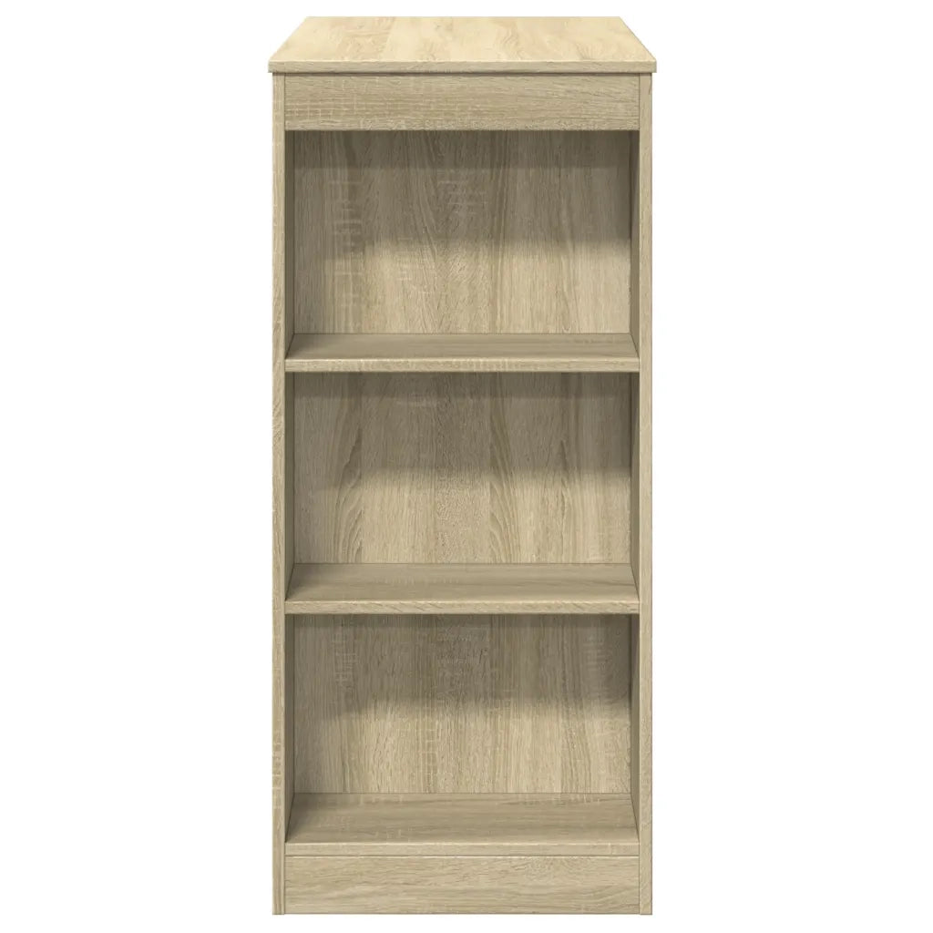 Tavolo Bar con Rastrelliera Sonoma 95x47x103,5 cm Multistrato