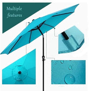 Telaio di protezione per ombrelli – Copertura di ricambio per ombrelli – Copertura impermeabile per ombrelli – Copertura per ombrelli per spiaggia, balcone, giardino o piscina
