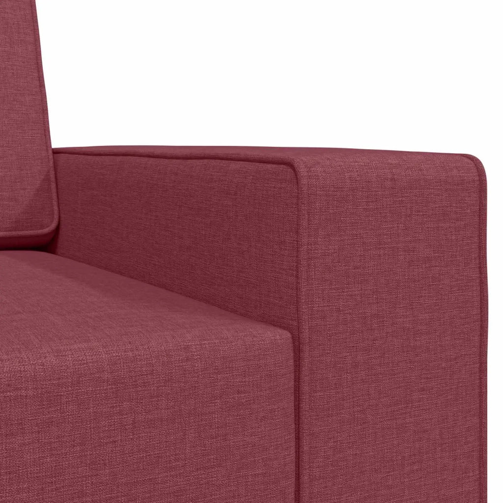 Divano letto Rosso Vino 245 x 78 x 77 cm Tessuto 4106718