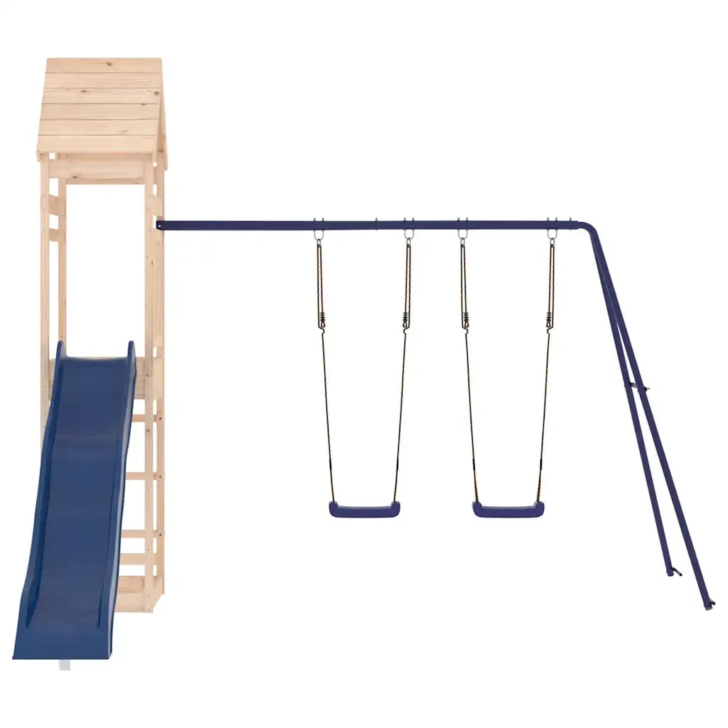 Set da Gioco da Esterno in Legno Massello di Pino 3156931