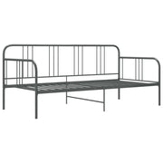 Divano letto-Sofa Letto-Daybed Grigio in Metallo 90x200 cm