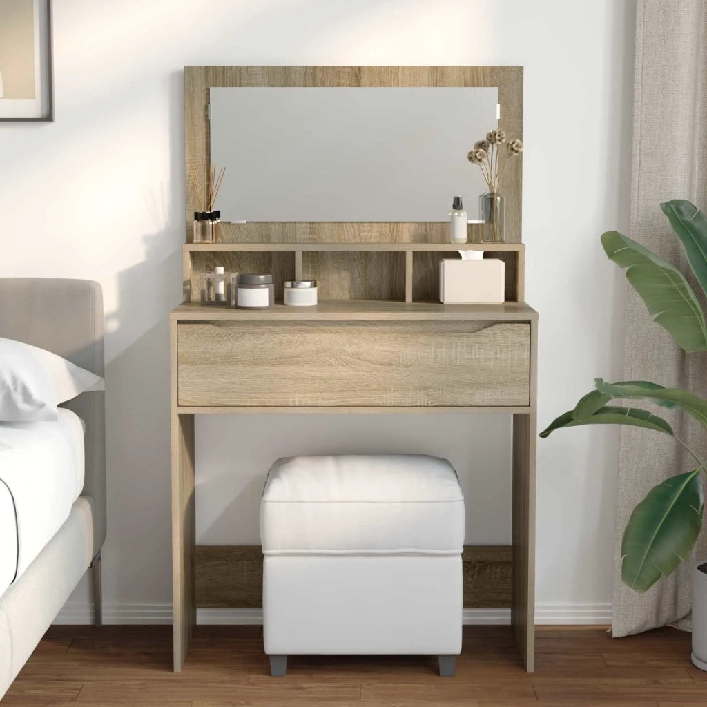 Tavoli da Trucco per Camera da Letto con cassetto Rovere Sonoma 888979