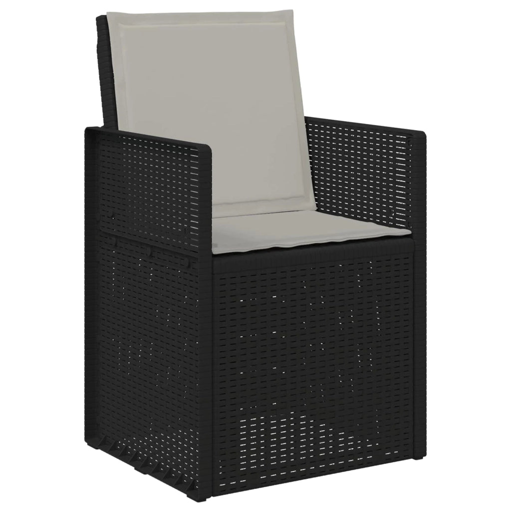 Set da Pranzo per Giardino 3 pcs Antracite e Grigio chiaro PP 3430042