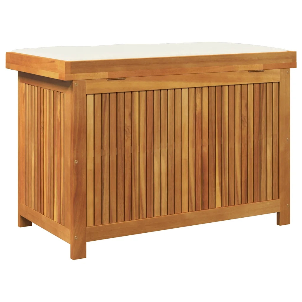 vidaXL Scatola Cuscini da Esterno 90x50x60,5 cm Legno Massello Acacia