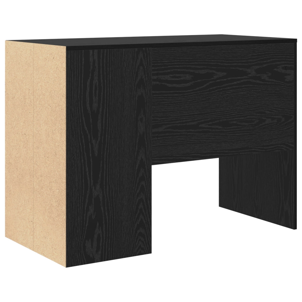 Scrivania Rovere nero Legno ingegnerizzato Compatta