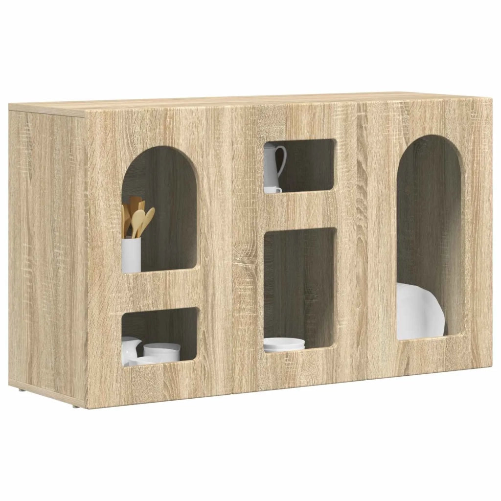 Credenza-Buffet-Armadio da cucina Rovere Sonoma 100 x 35 x 59 cm Legno multistrato
