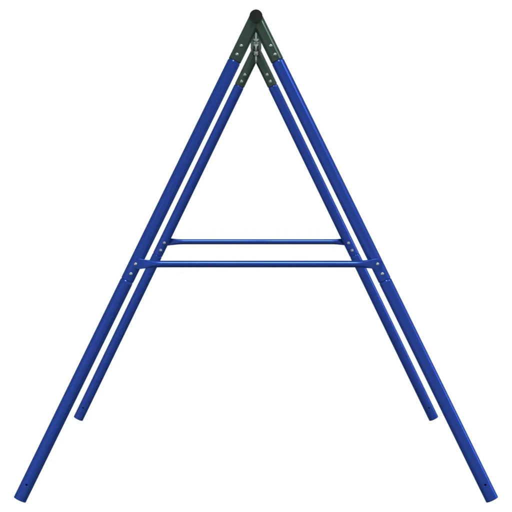 Telaio per Altalena da Esterno con 4 Ganci in Acciaio Blu