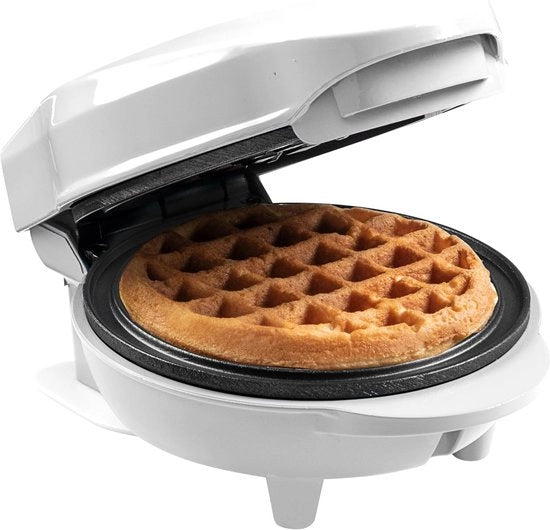 Mini Frittelle Maker - 550W - Superficie Antiscivolo - Facile da Usare - Bianco