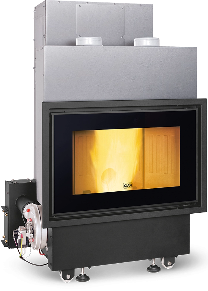 TERMOCAMINO AIR PELLET PRIMO15  5-14,5KW Uscita Fumi a Sinistra