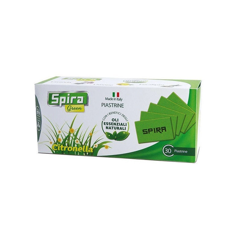 Piastrine Elettroemanatori Pz 30 Spira Green