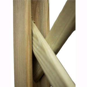 Pannello Grigliato Legno di Pino Impregnato 90x180 cm Arco da Giardino