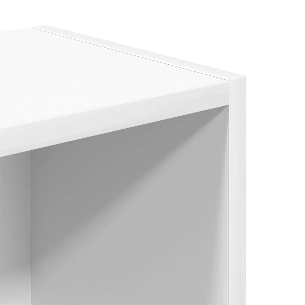Libreria Bianca 31x24x77 cm in Legno Multistrato