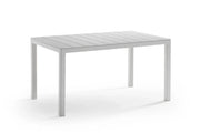 TAVOLO IN POLIPROPILENE SINGOLO 'KING' cm 146x86x h.74 - bianco  - BICA
