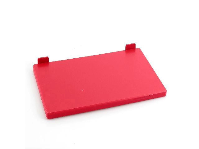 Bisetti BIS830160 Tagliere in Polietilene con Fermo 60x40x2 cm colore Rosso