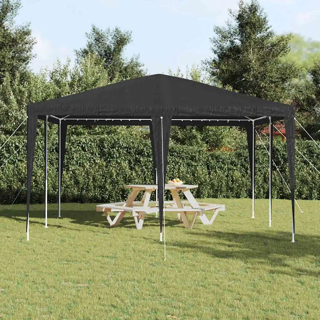 Tenda Party Antracite 400 x 400 x 266 cm Polietilene e Acciaio 42003423