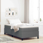 Letto a molle Grigio chiaro e bianco 90 x 190 cm 3337437
