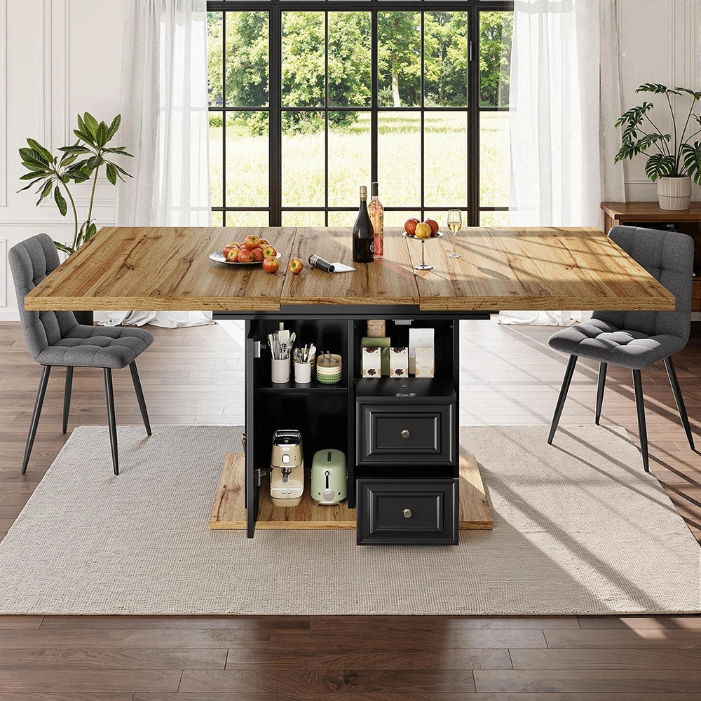 Tavolo allungabile - Xylo - 110-140x80cm legno per 6 persone