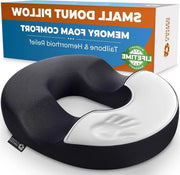 Cuscino per emorroidi - schiuma 100% con fondo antiscivolo - anello donut per sollievo pressione coccygea