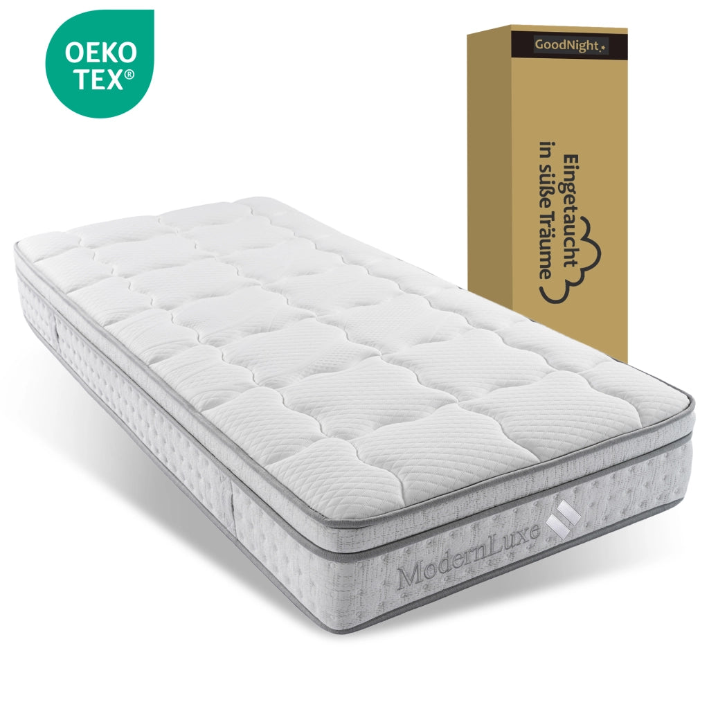 Materasso ibrido a molle insacchettate bianco 90x200 cm