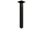 Piede Quadro Nero 25X25 H 800 - Masidef