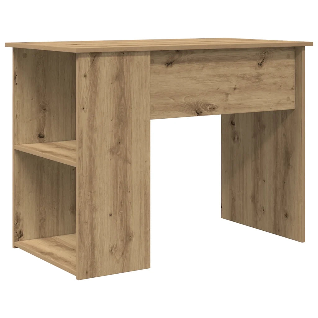 vidaXL Scrivania Rovere Artigianale 100x55x75 cm in Legno Multistrato