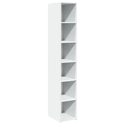 Credenza buffet cassettiera mobile contenitore organizer cucina soggiorno soggiorno alto 30 x 41 x 185 cm derivati ​​del legno bianco 02_0032253