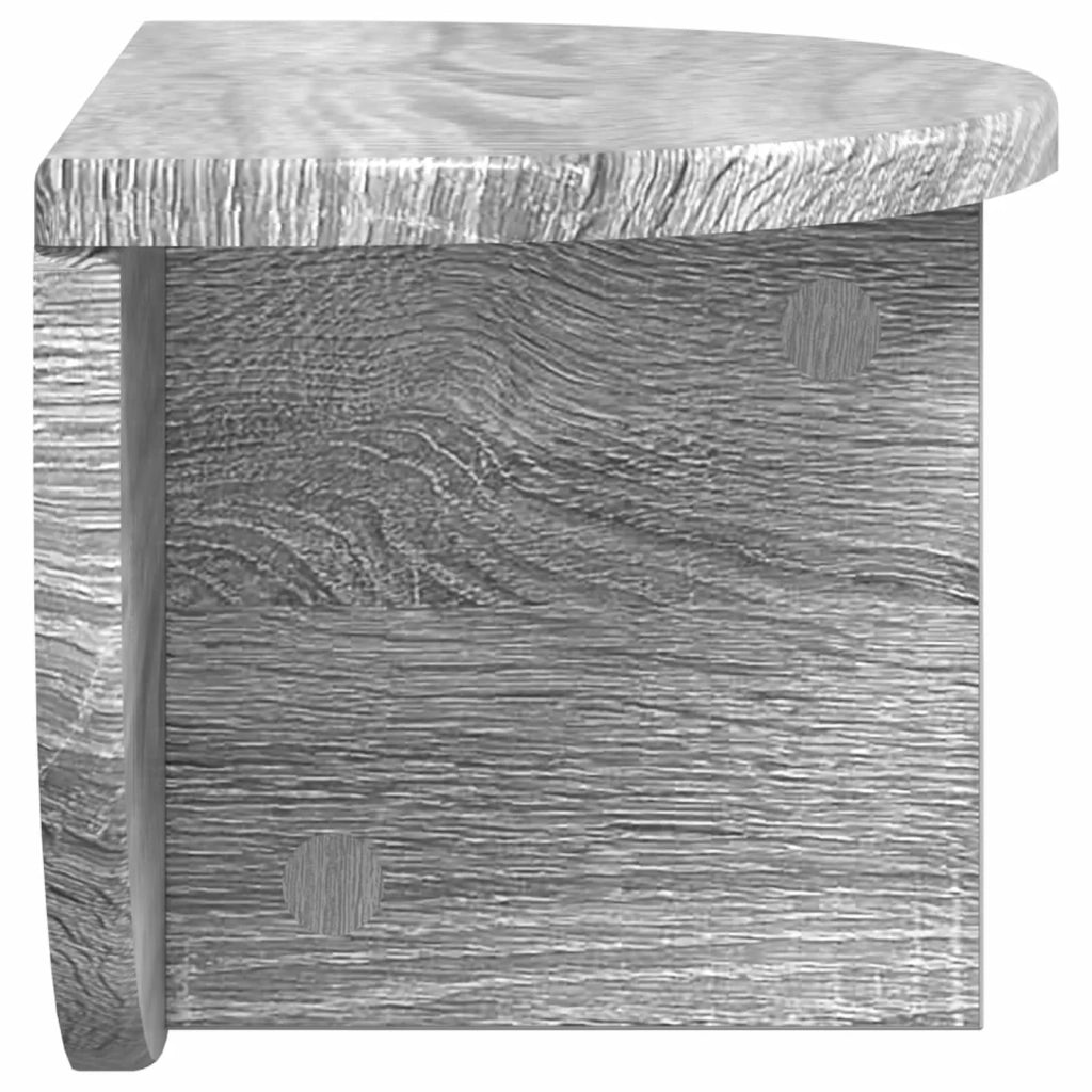Scaffale da parete 2 pcs Grigio Sonoma 38 x 19 x 19 cm 891421