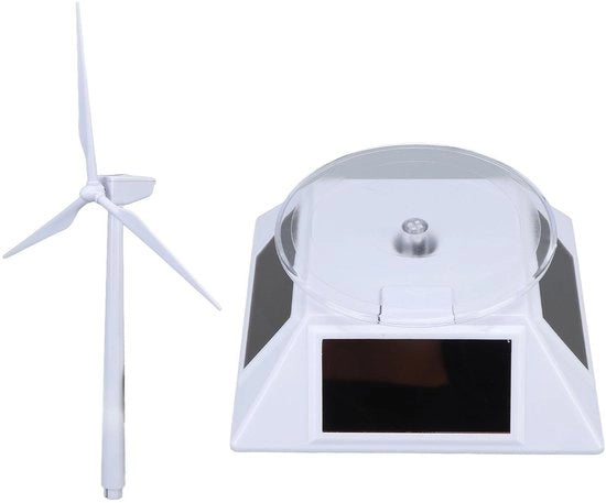 Educativo Turbina a Energie Solare per Bambini - Decorazione - Materiali Plastici - Dimensioni 26,7 x 11 x 12,5 cm - Turbina a Doppio Uso