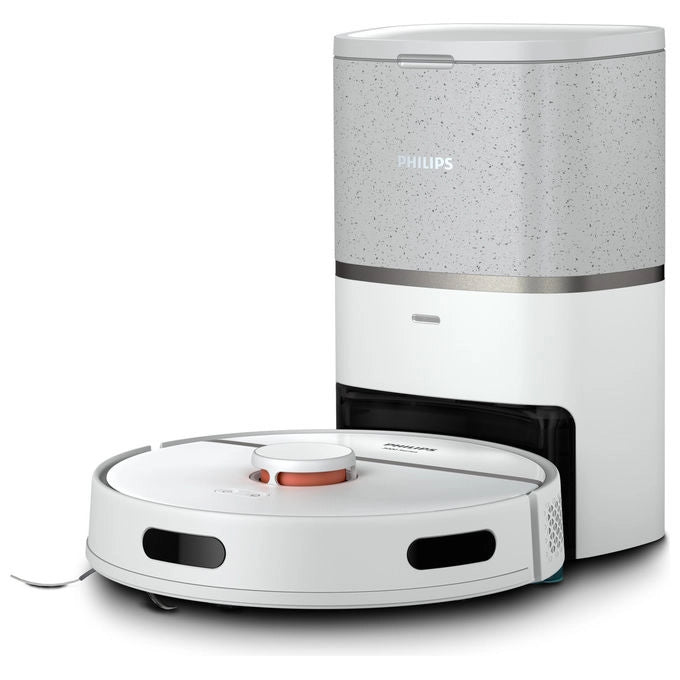 Philips XU3110-02 HomeRun 3000 Series Aqua Robot Aspirapolvere e Lavapavimenti 4000 Pa 0,35 L autonomia 230 min Wi-Fi colore Grigio