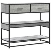 Tavolo Consolle | Tavolo d'Ingresso Rovere Sonoma 90x35x80 cm in Legno Multistrato
