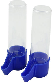 Vassoio per uccelli automatico in plastica - idoneo per piccoli e medi uccelli - facile da installare - capacità 90 ml - beccuccia per uccelli