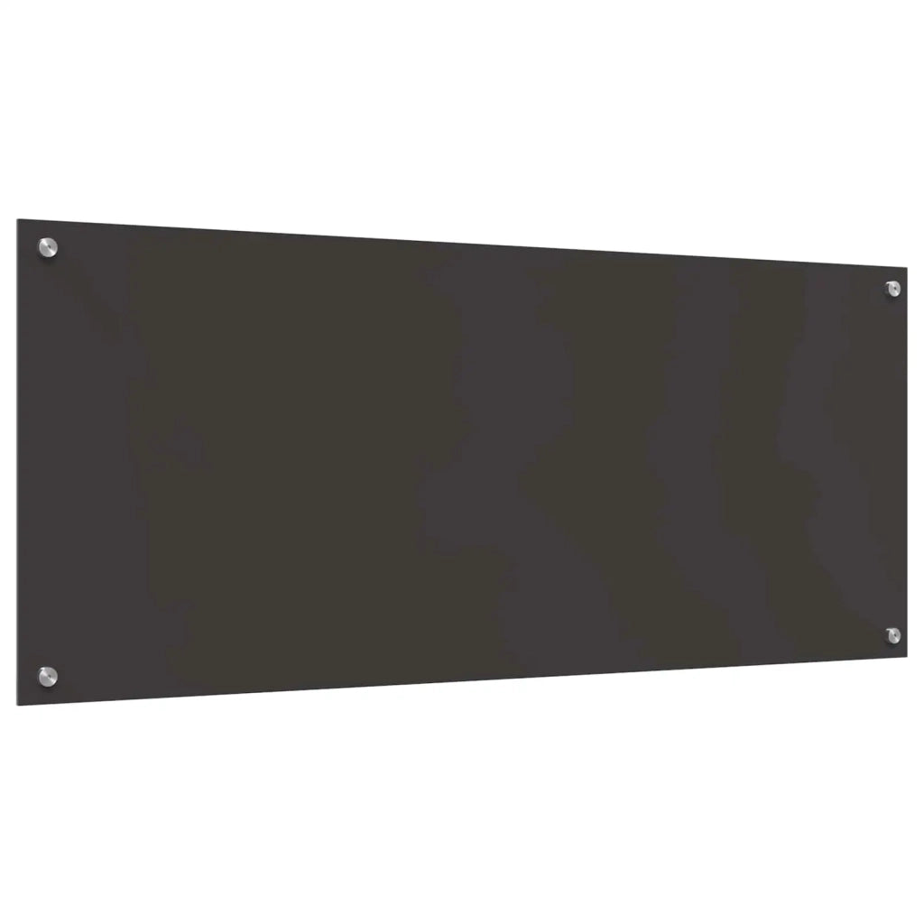 Schienale da cucina Grigio scuro 120 x 50 cm vetro temperato 42001314
