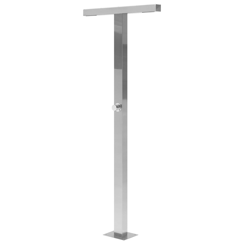 Doccia da esterno moderna in PVC argento giardino esterno glamour moderna