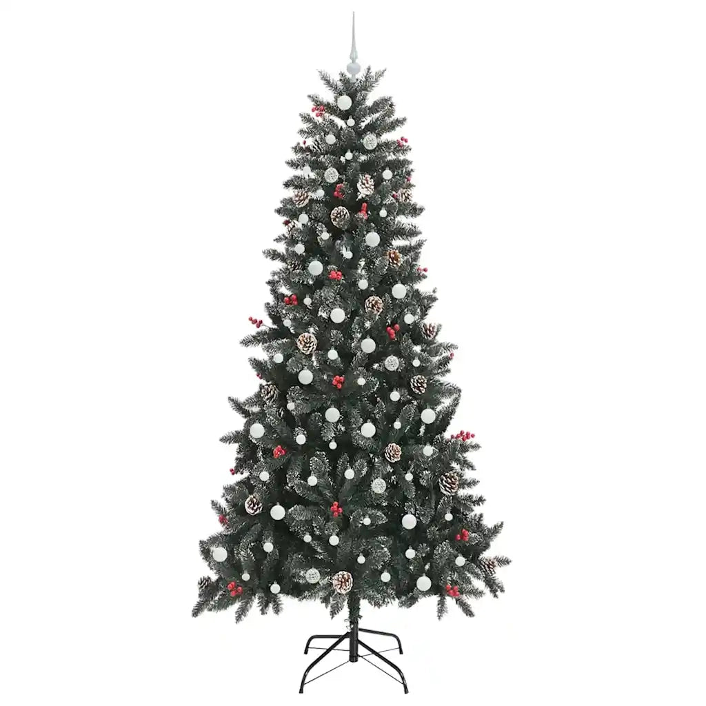Albero di Natale artificiale con 300 LED Verde 240 cm 3395907