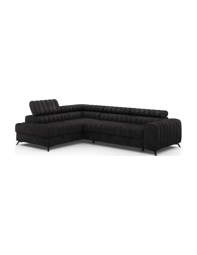 Divano ad angolo collezione KANEDOJO colore Nero