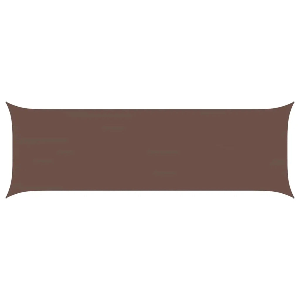 Vela da ombra solare Marrone 6 x 2 m 100% Poliestere Oxford 42031028