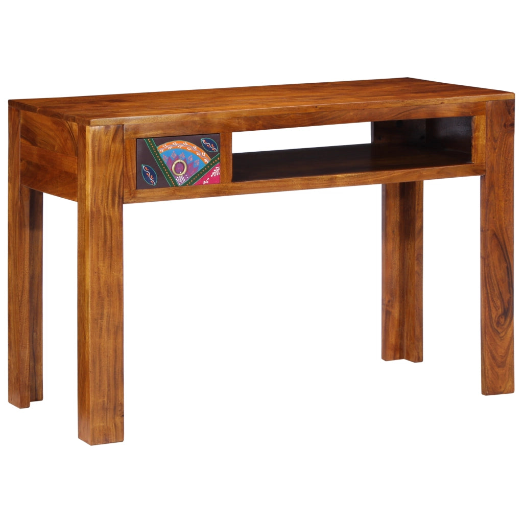 Scrivania 110x50x73 cm Legno Massello Acacia